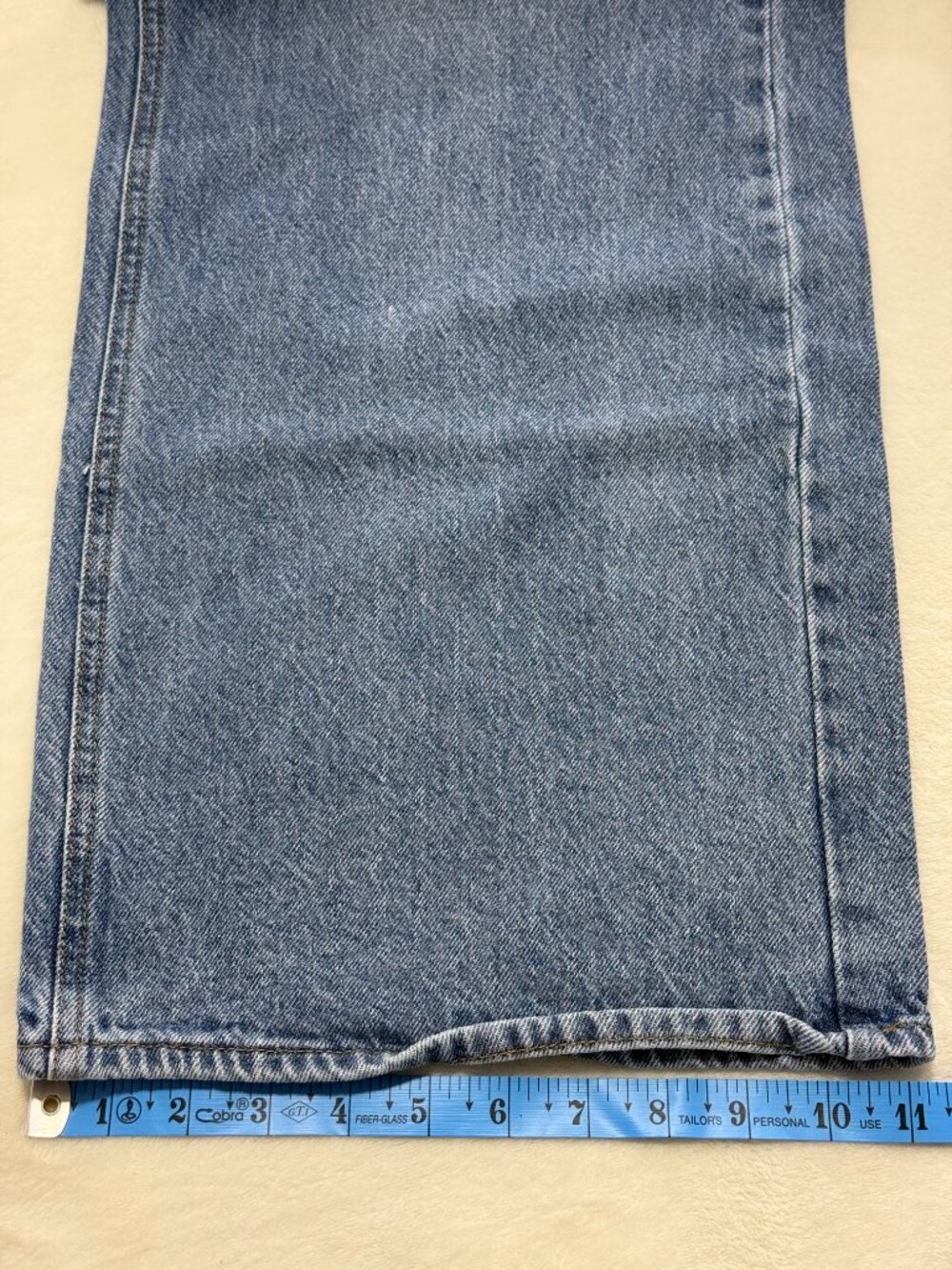 PacSun Baggy Jeans Womens 31 Blue Wide Leg 100% Cotton High Rise Y2K Denim - Picture 15 of 15